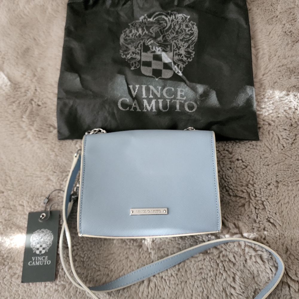 Vince Camuto baby blue cross bag